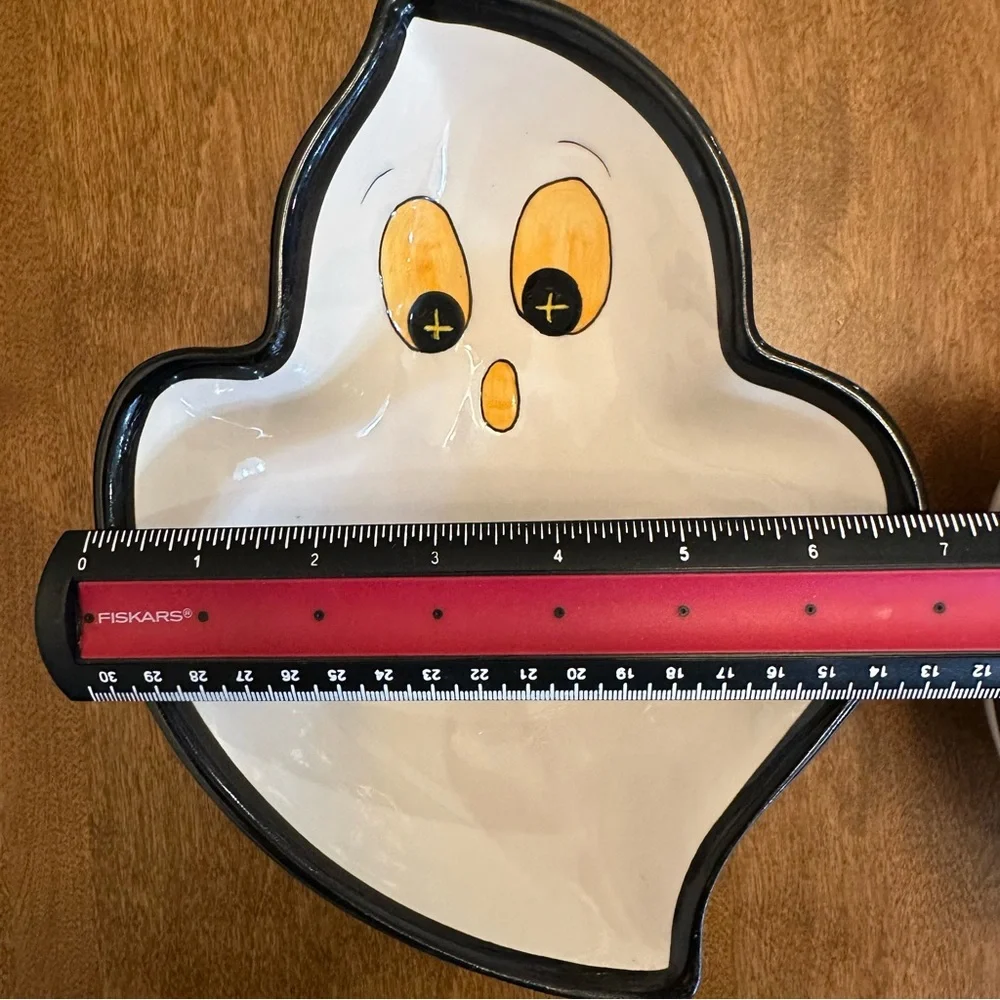 Vintage Target Halloween Ghost Ceramic Dishes – Set of 2